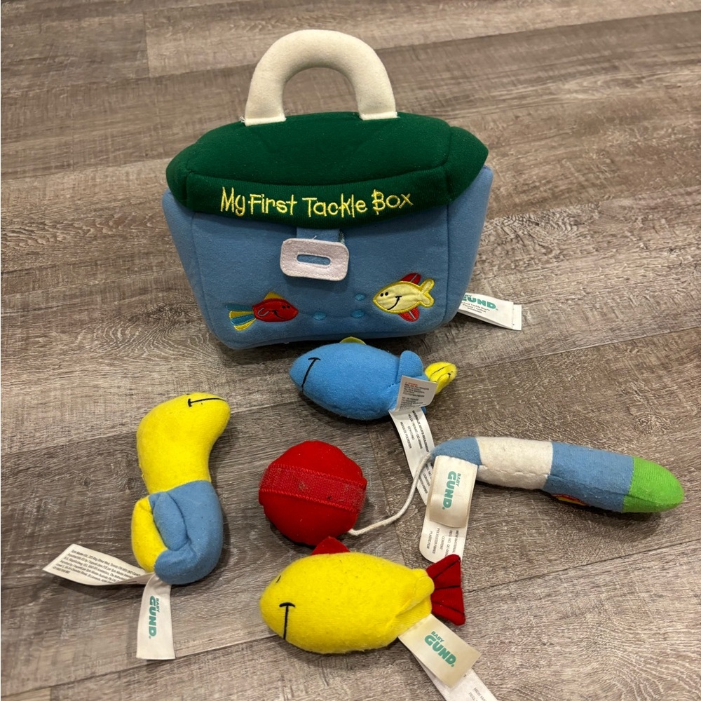 Gund My First Tackle Box Playset - Blue, Green, Red, Yellow
